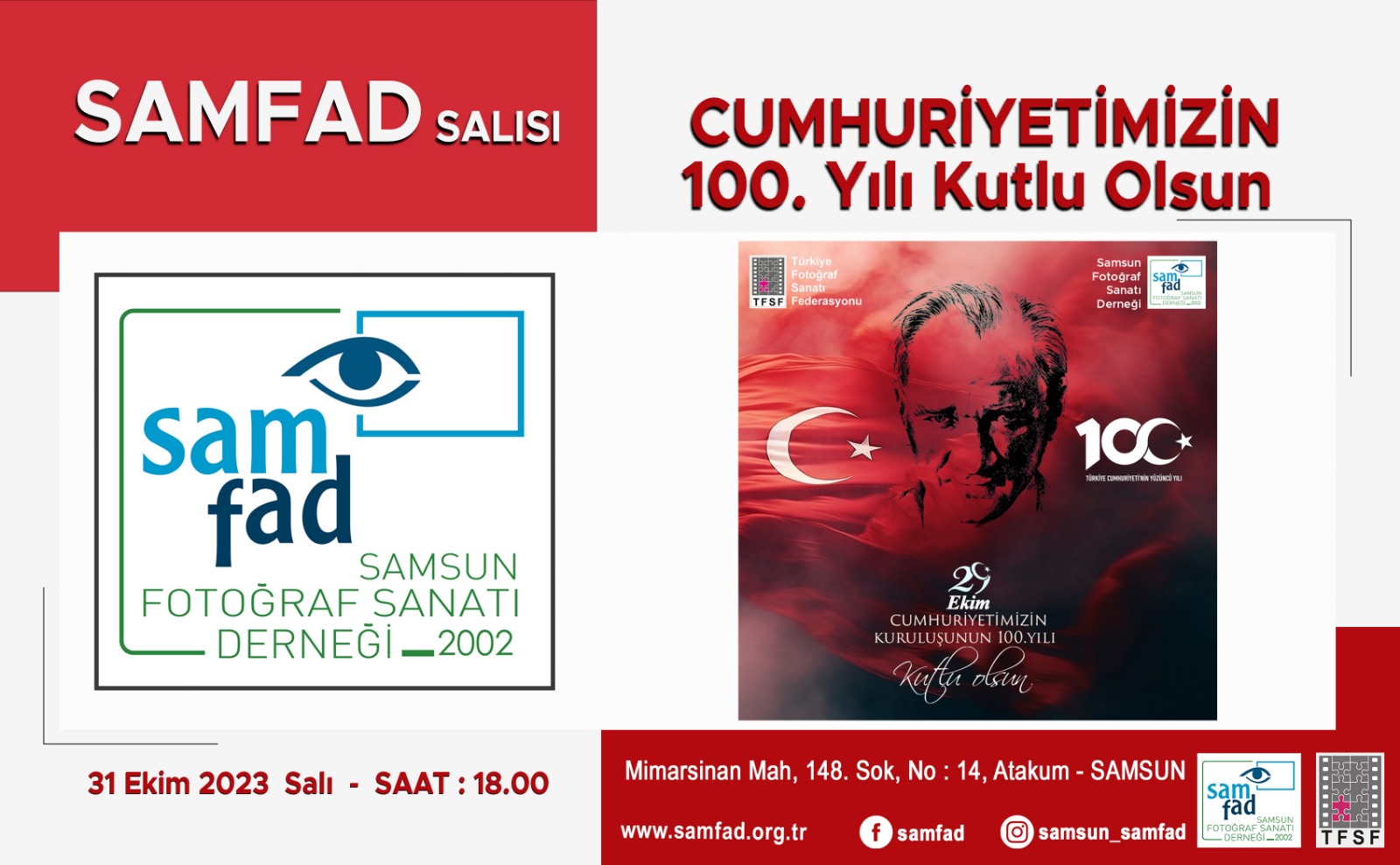 Cumhuriyetimizin 100. Yılı Kutlu olsun.