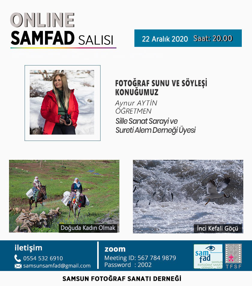 FOTOĞRAF SUNU VE SÖYLEŞİ