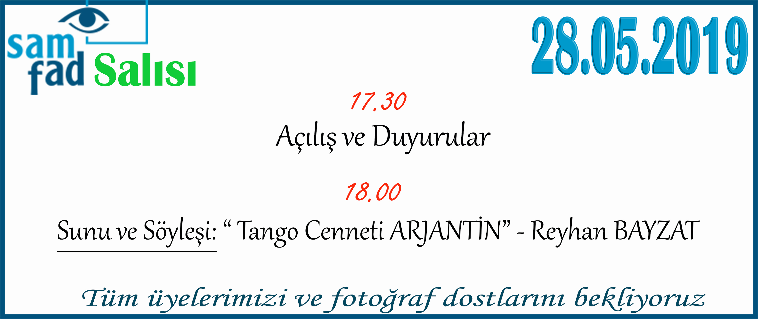 Sunu ve Söyleşi: “Tango Cenneti ARJANTİN” - Reyhan BAYZAT