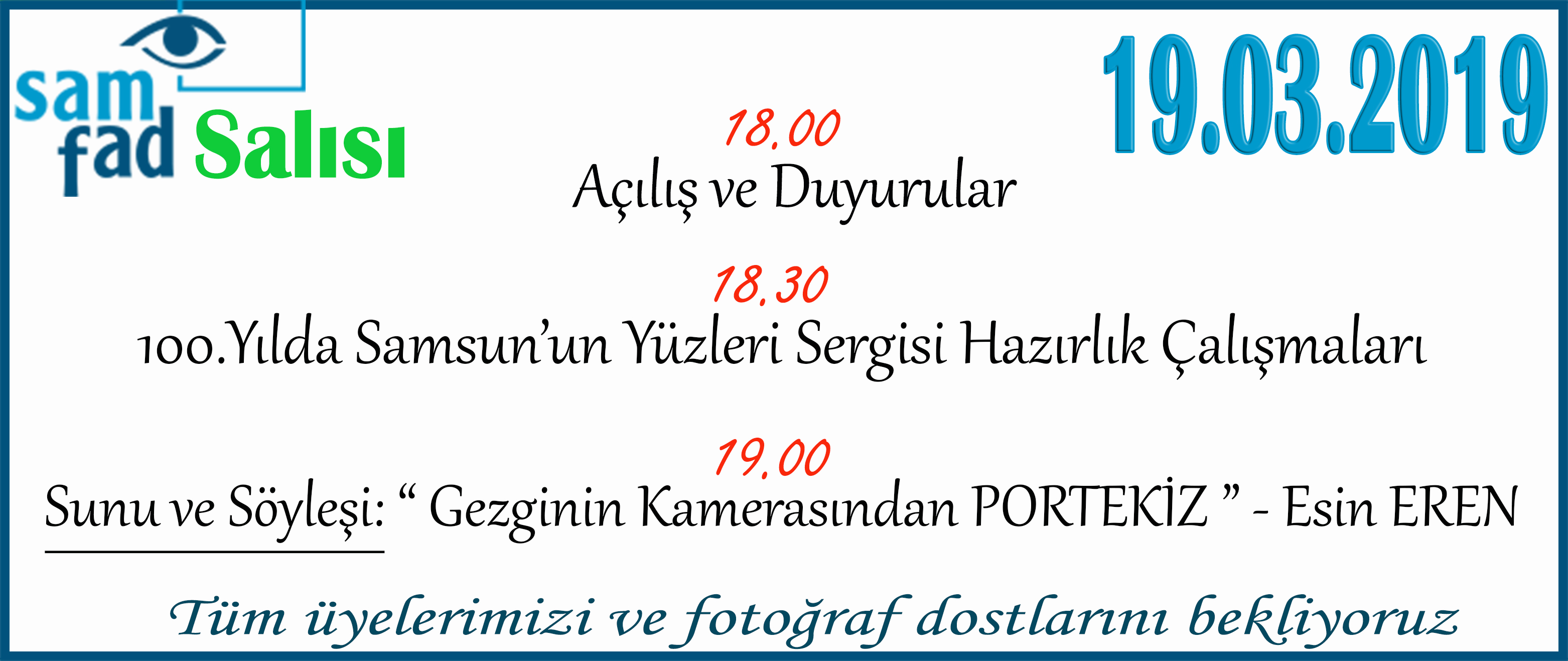 Sunu ve Söyleşi: “ Gezginin Kamerasından PORTEKİZ ” - Esin EREN